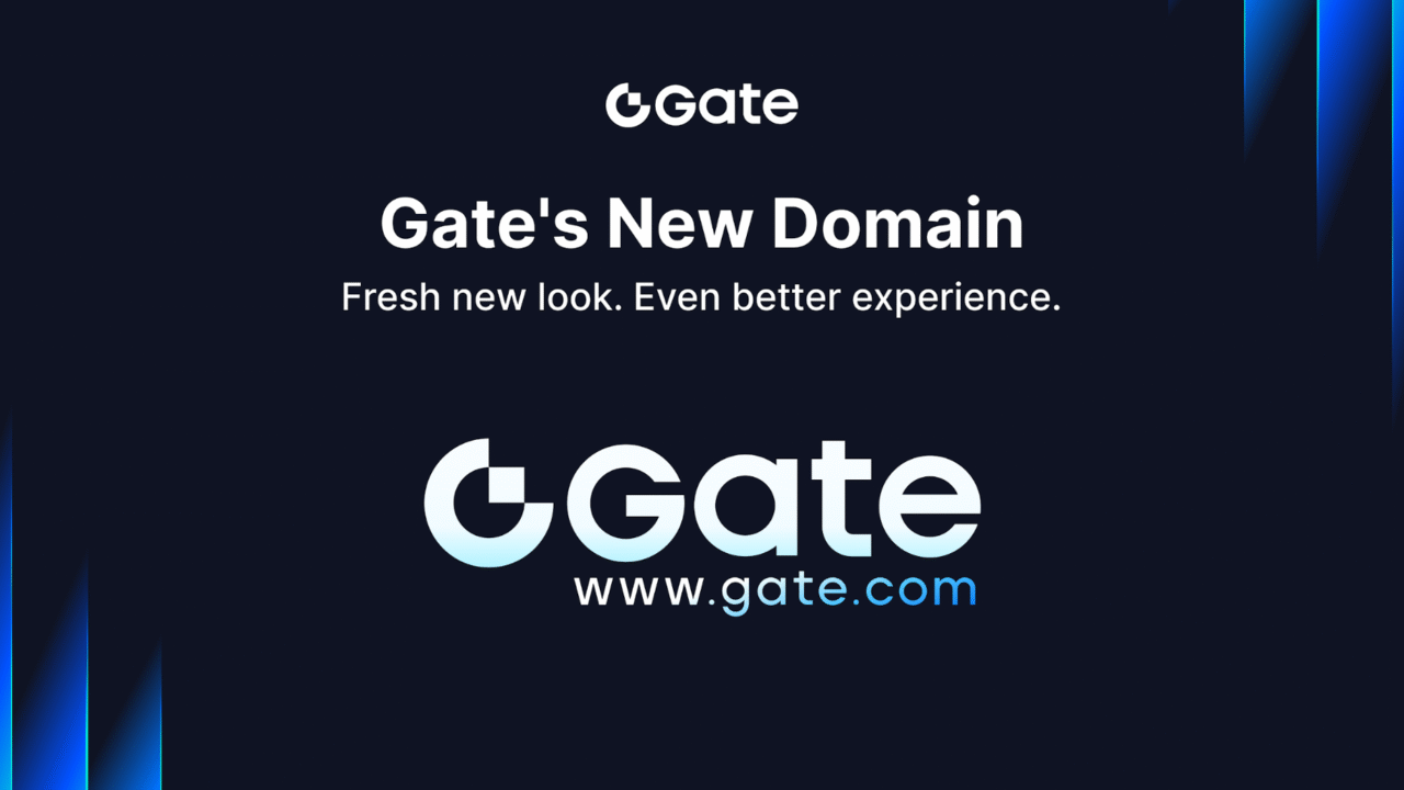 Gate Introduces Brand New Domain Gate.com and Brand Logo, Advancing Toward the "Next-Generation Crypto Exchange"